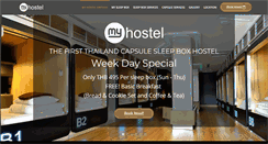 Desktop Screenshot of myhostelbangkok.com